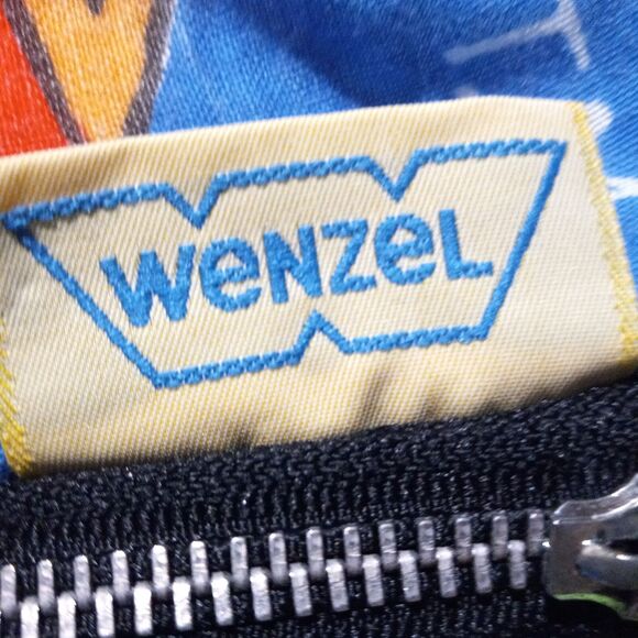 Vintage Wenzel Smurf Sleeping Bag-Birthday Bash-1980s-Lined-Working Zipper - Picture 8 of 11